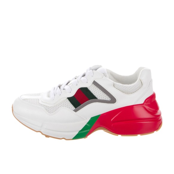 New & Authentic Gucci Rhyton Lavaredo Reflection Chunky Sneakers( Will trade) - Picture 3 of 15